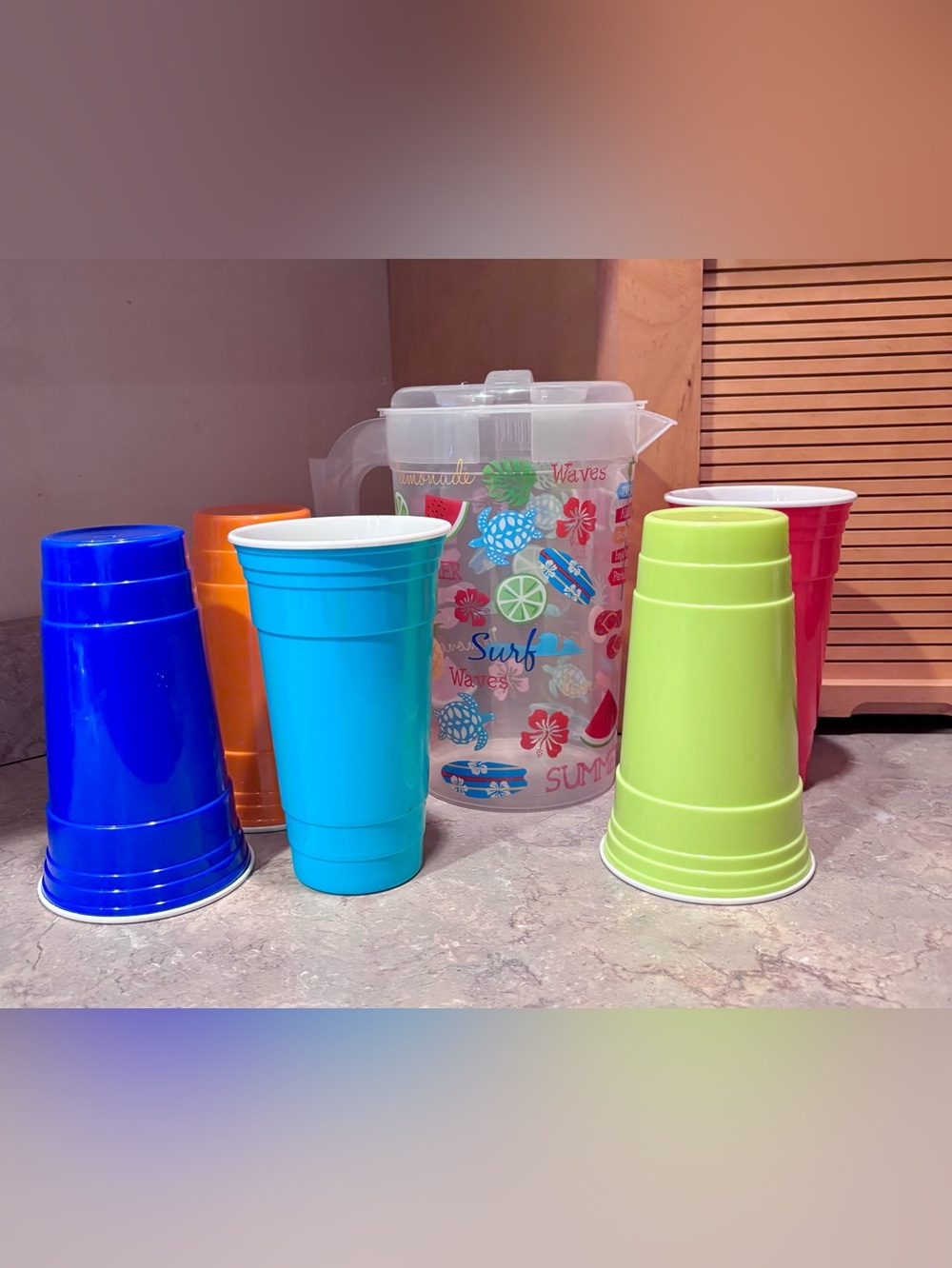 Party of Five Pitcher & Cups